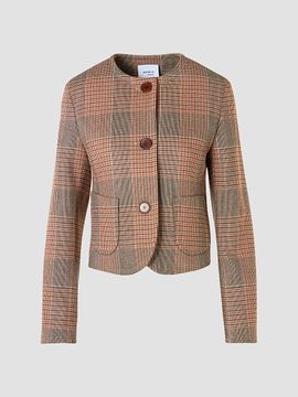 Akris punto Women's Glen Check Virgin Wool-Blend Jacket