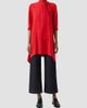 Akris punto Women's High-Low Silk Crepe Tunic Blouse - 2