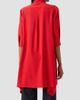 Akris punto Women's High-Low Silk Crepe Tunic Blouse - 4