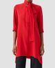 Akris punto Women's High-Low Silk Crepe Tunic Blouse - 5