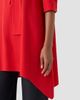 Akris punto Women's High-Low Silk Crepe Tunic Blouse - 6