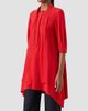 Akris punto Women's High-Low Silk Crepe Tunic Blouse - 7