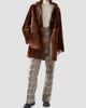 Akris punto Women's Hooded Shearling Oversized Coat - 2