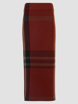 Akris punto Women's Jacquard Check Tube Midi Skirt