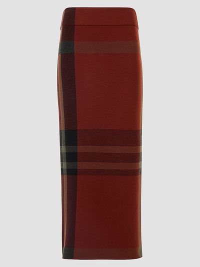 Akris punto Women's Jacquard Check Tube Midi Skirt