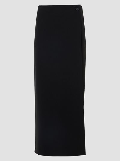 Akris punto Women's Jersey Wrap Midi Skirt