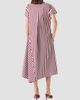 Akris punto Women's Kodak Striped Cotton Midi Shirtdress - 3