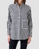 Akris punto Women's Kodak Striped Cotton Oversized Shirt - 4