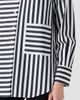 Akris punto Women's Kodak Striped Cotton Oversized Shirt - 5