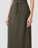 Akris punto Women's Lasercut Crêpe Drawstring Midi Skirt - 4