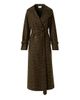 Akris punto Women's Leopard Print Gabardine Maxi Trench Coat - 1