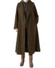 Akris punto Women's Leopard Print Gabardine Maxi Trench Coat - 3
