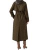 Akris punto Women's Leopard Print Gabardine Maxi Trench Coat - 6