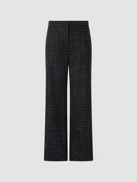 Akris punto Women's Marlon Broken Check Wide-Leg Pants
