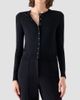 Akris punto Women's Merino Wool Crewneck Cardigan - 4