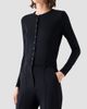 Akris punto Women's Merino Wool Crewneck Cardigan - 6