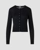 Akris punto Women's Merino Wool Crewneck Cardigan - 7