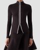Akris punto Women's Merino Wool Knit Zip Cardigan - 4