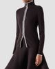 Akris punto Women's Merino Wool Knit Zip Cardigan - 6