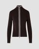 Akris punto Women's Merino Wool Knit Zip Cardigan - 7