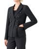 Akris punto Women's Metallic Pinstriped Crepe Blazer - 4