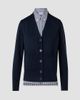 Akris punto Women's Mixed-Media Wool & Cotton Cardigan - 7