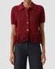 Akris punto Women's Net Cotton Fringe Shirt - 4