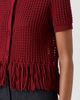 Akris punto Women's Net Cotton Fringe Shirt - 5