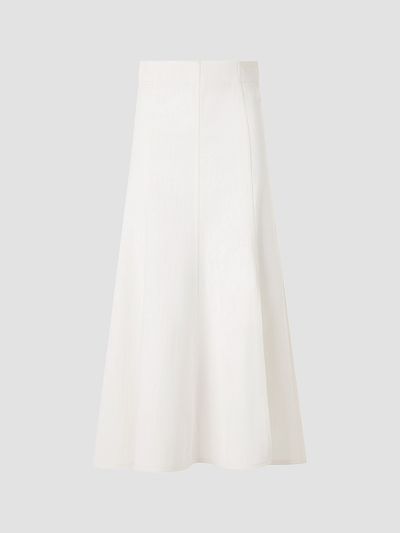Akris punto Women's Panelled Denim Midi Skirt