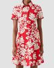 Akris punto Women's Paper-Cut Flower Print Cotton Mini Shirtdress - 4