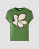 Akris punto Women's Papercut Flower Cotton Sweater - 1