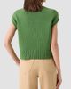 Akris punto Women's Papercut Flower Cotton Sweater - 3