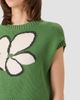 Akris punto Women's Papercut Flower Cotton Sweater - 5