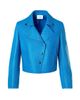 Akris punto Women's Pin Dot Leather Cropped Motorbike Jacket - 1