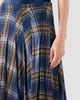 Akris punto Women's Plaid Lightweight Wool Blend Shelley Midi Skirt - 4