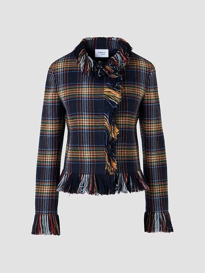 Akris punto Women's Plaid Tweed Wool-Blend Jacket