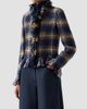 Akris punto Women's Plaid Tweed Wool-Blend Jacket - 6