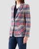 Akris punto Women's Plaid Wool-Blend Tweed Blazer - 6