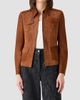 Akris punto Women's Point Collar Suede Jacket - 4