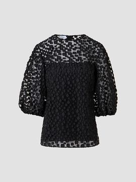 Akris punto Women's Polka Dot Cotton-Blend Top