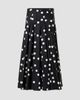 Akris punto Women's Polka Dot Cotton Satin Midi Skirt - 6