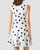 Akris punto Women's Polka Dot Fit & Flare Mini Dress - 3