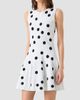 Akris punto Women's Polka Dot Fit & Flare Mini Dress - 6