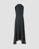 Akris punto Women's Polka Dot Georgette Midi Dress - 7
