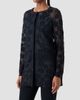 Akris punto Women's Polka Dot Intarsia-Knit Tulle Cardigan - 6