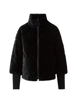 Akris punto Women's Quilted Velvet Zip-Up Jacket