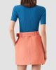 Akris punto Women's Rib-Knit Wool Short-Sleeve Polo Shirt - 3