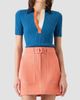 Akris punto Women's Rib-Knit Wool Short-Sleeve Polo Shirt - 4