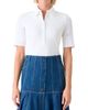 Akris punto Women's Ribbed Stretch-Jersey Polo Shirt - 3