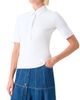 Akris punto Women's Ribbed Stretch-Jersey Polo Shirt - 4